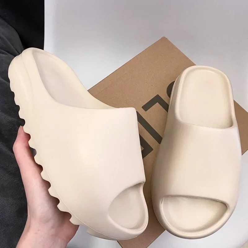 New Hot EVA House Shoes Non-Slip thick Soft Platform Slide Sandals for Women Men Indoor Outdoor Shower Bathroom Slipper view 3