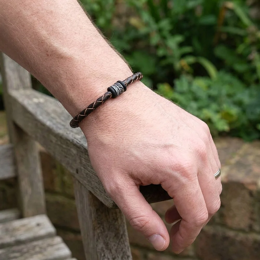 Vintage PU Leather Rope Bracelet Men Detachable Clasp 5 Colors Options Durable Wrap Braslet Charm Business Homme Accessories
