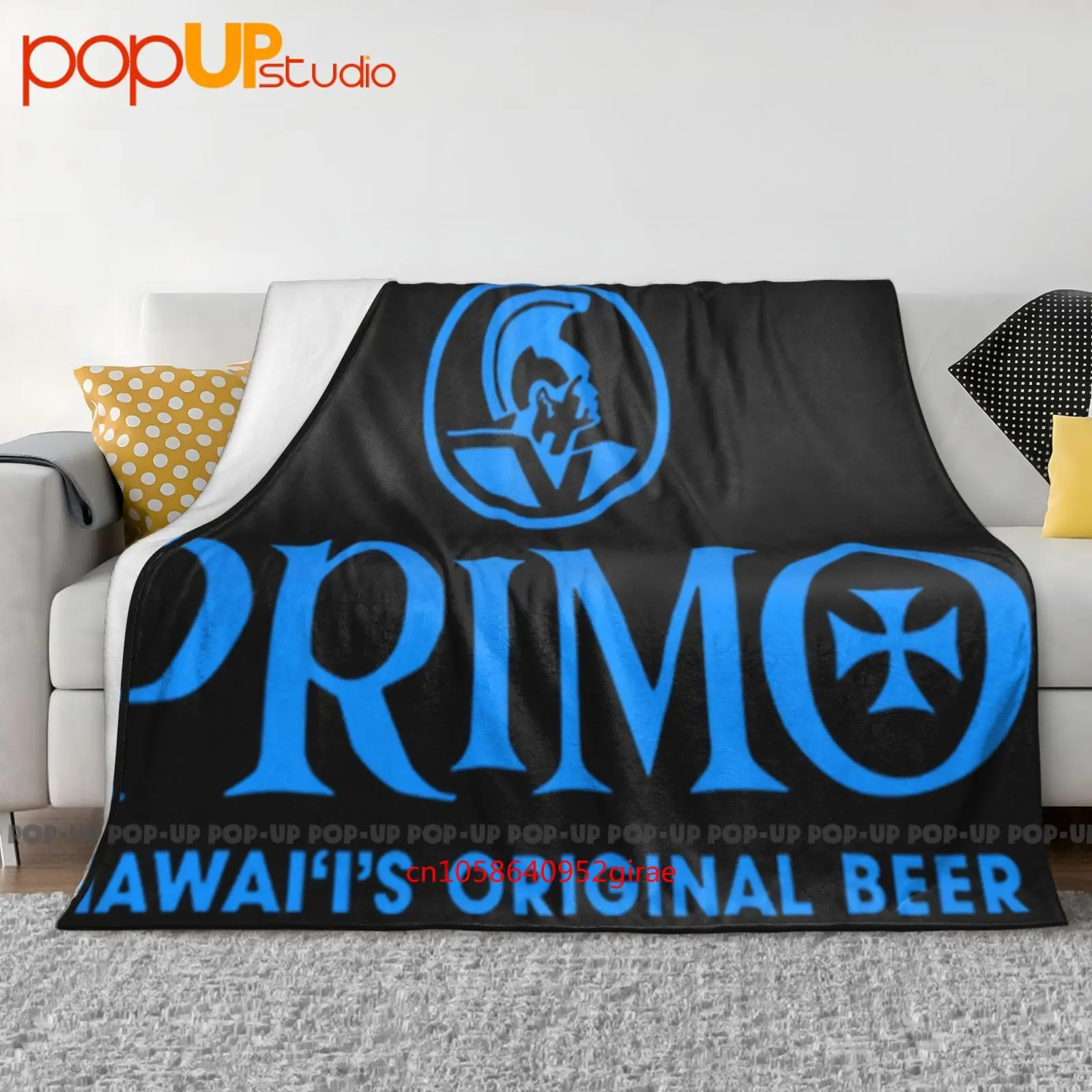 T Primo Original cerveza cerveza hawaiana manta ultrasuave edredón funda de sofá de invierno fundas de cama