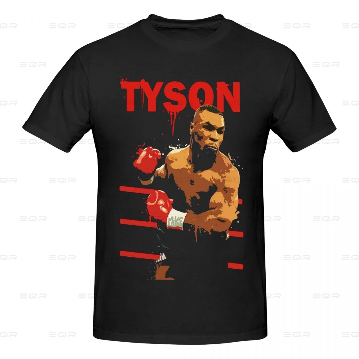 Mike Tyson Boxing Retro Boxing Men's round neck Oversized T-shirt,ins style,Tee shirt Novelty all the year round Gift