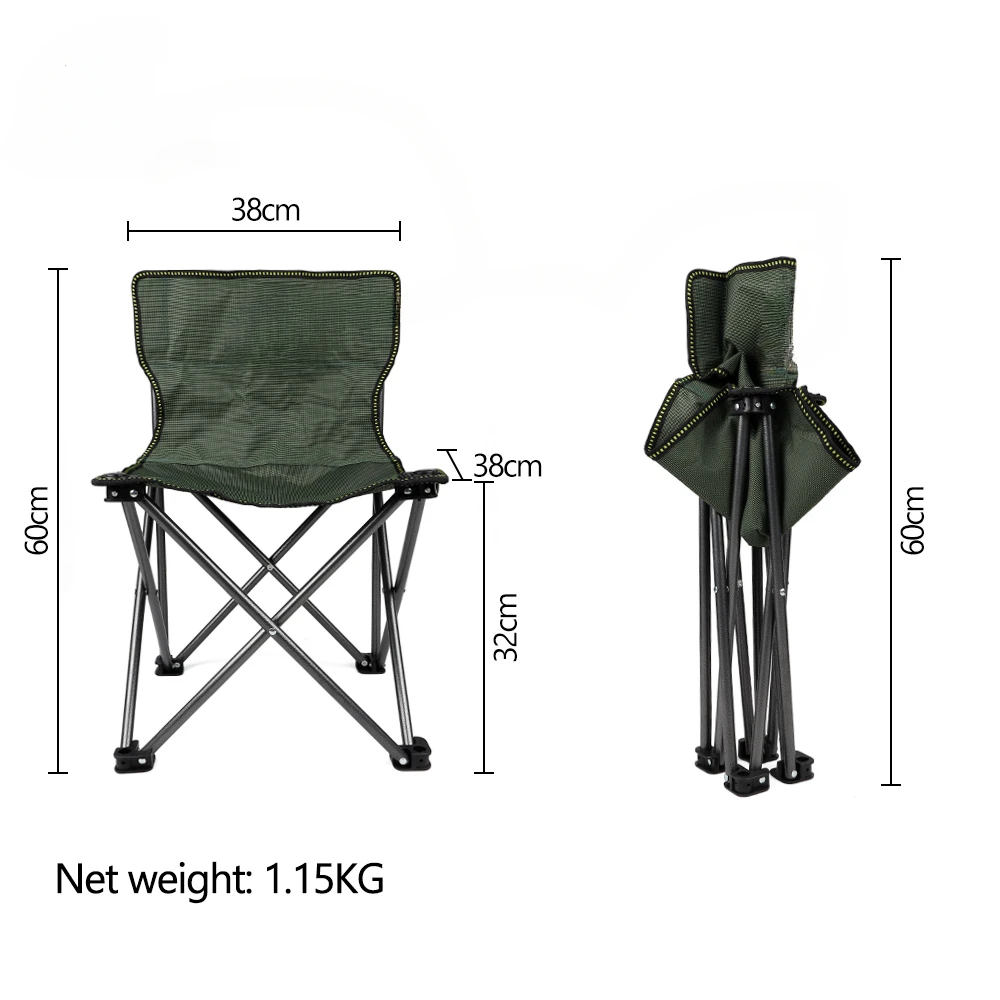 60*90/60*120 outdoor table and chairs Folding Portable Tackle Tool Stool carp fishing Chair.