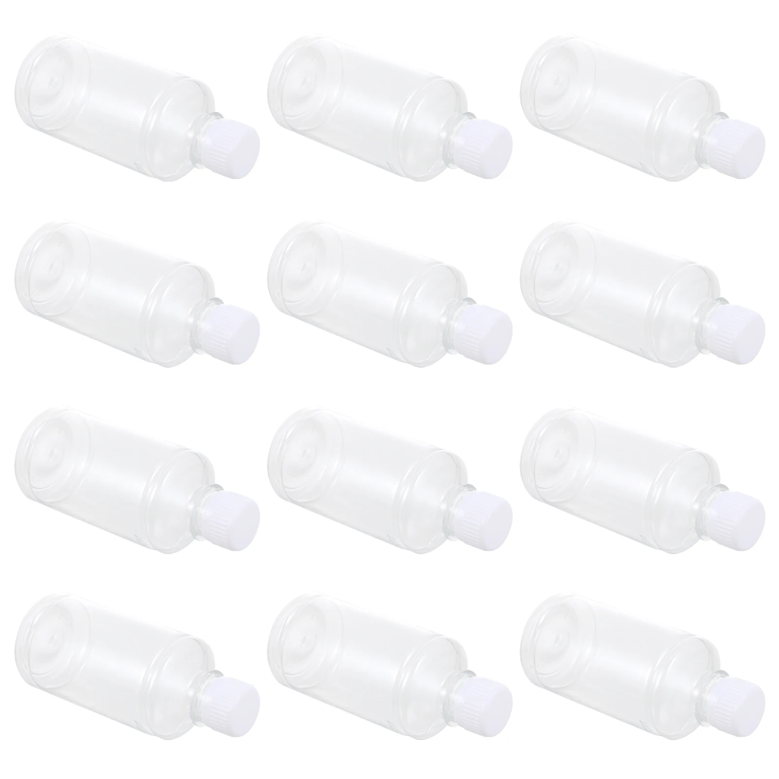 

12 Pcs Pet Plastic Reagent Bottles Laboratory Use Leakproof Compact Storage Leakproof Bottle Chemical Sample Bottle