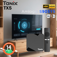 Tanix TX5 Amlogic S905Y5 Smart TV Box Android 14.0 Support BT 2.4G&5G Wifi6 4K@60fps HDR 4G/32G Media Player Set Top Box