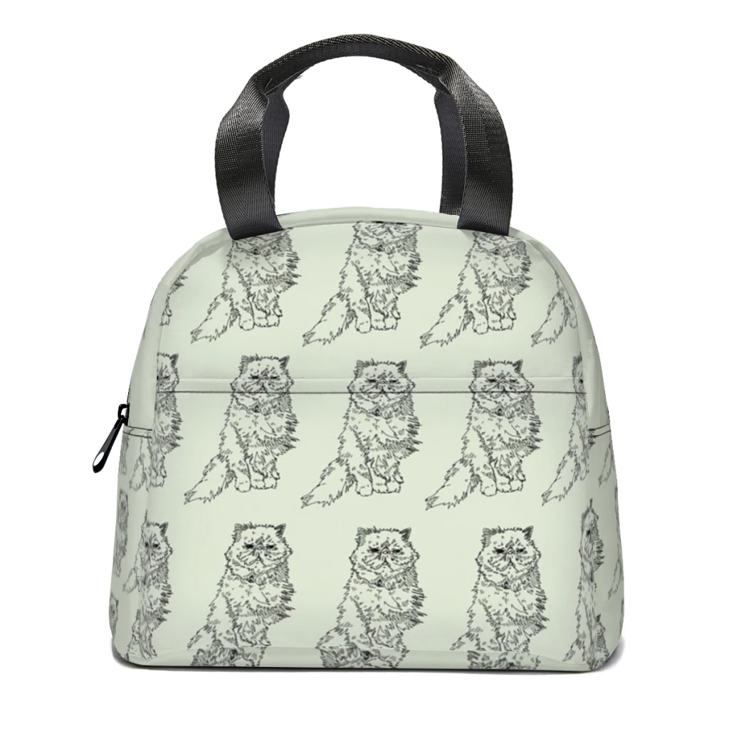 Topaz the cat Lunch Box Women Multifunction Cooler Thermal Food Insulated Lunch Bag Kids Portable Picnic Tote Bags