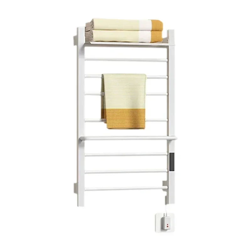 Wall mounted 4-mode bathroom towel rack