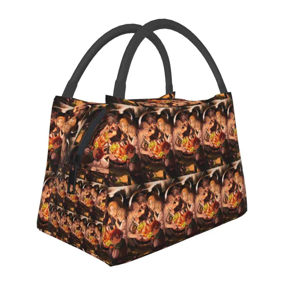 Delicious In Dungeon Insulated Lunch Bag for School Bento Storage Food Boxes Portable Container Cooler Thermal Lunch Box Tote