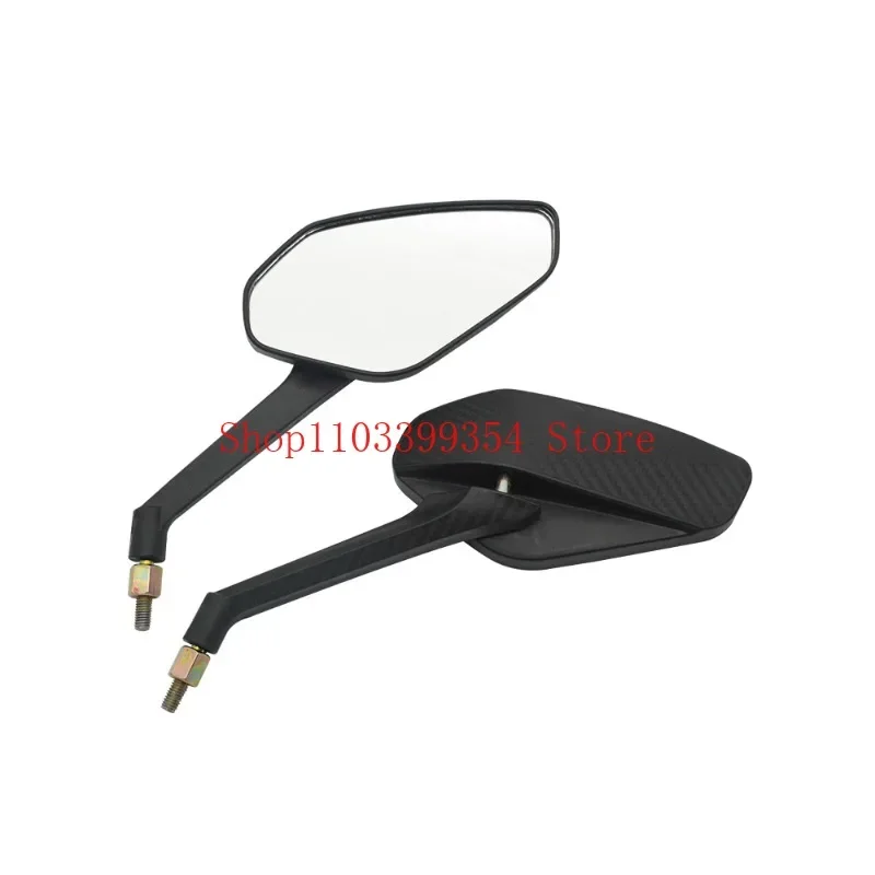 ForElectric Vehicle Reflector Motorcycle Rearview Mirror Convex Mirror Scooter Rearview Mirror Ghost Fire Modified Universal 8mm