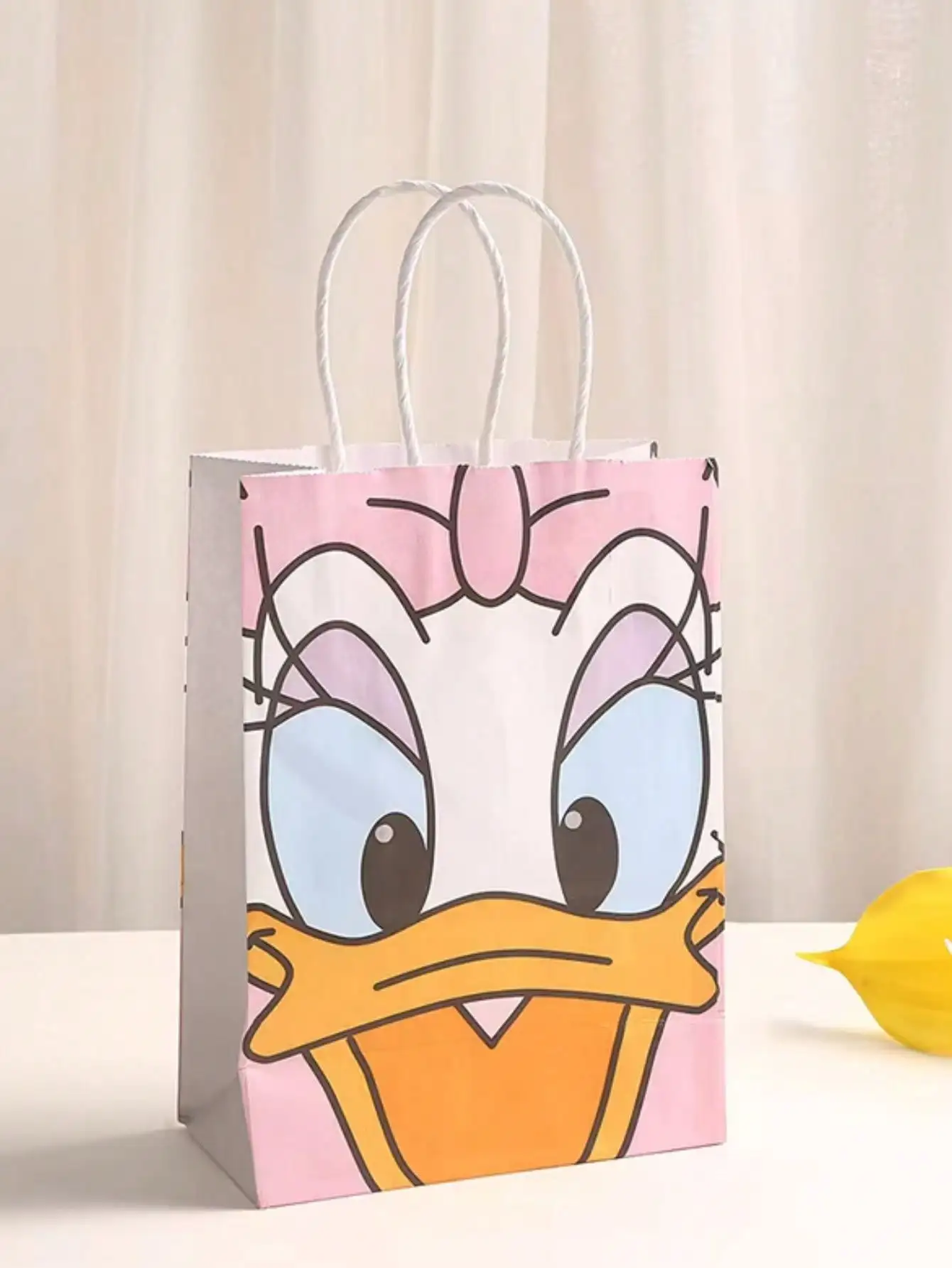 5/10/15 حقيبة هدايا ميكي للحفلات بتصميم شخصية كرتونية، مثالية لحقيبة هدايا الاحتفالات في المهرجانات، كيس ورقي