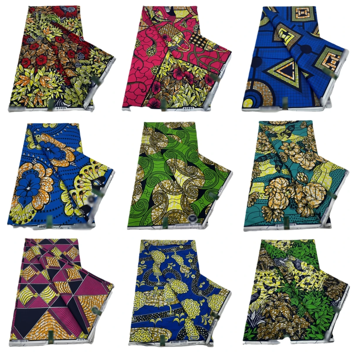 

Ankara Wax Fabric High Quality African Wax Print Fabric 100% Cotton Soft African Guaranteed Veritable Real Wax For Dresses