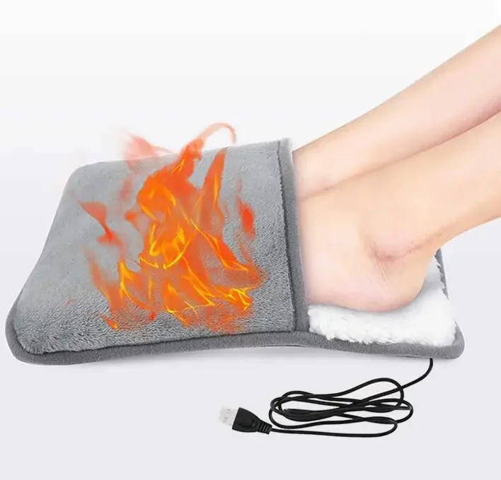

USB электрическая грелка для ног, теплые тапочки, зимняя грелка для рук, моющийся бытовой обогреватель для ног