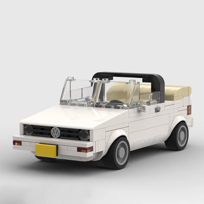 

380 шт., городской спортивный автомобиль, классический автомобиль Mk1, трансформируемая белая версия, праздничная сборка, детский игрушечный набор, подарок
