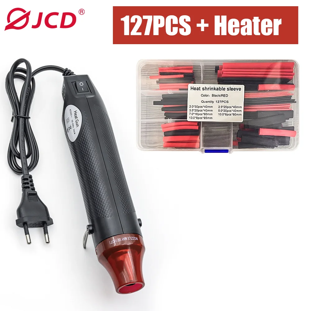 JCD 220V/110V DIY Hot Air Gun Mobile Phone Repair Tool Hair Dryer Welding Support Seat Shrink Plastic Air Heat Gun 300W