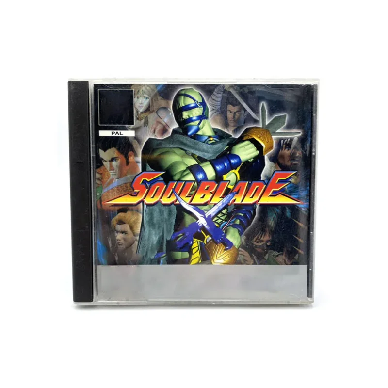 PS 1 soulblade PAL con disco de copia Manual, estación de consola de desbloqueo inferior negro, 1 controlador óptico Retro, pieza de videojuego