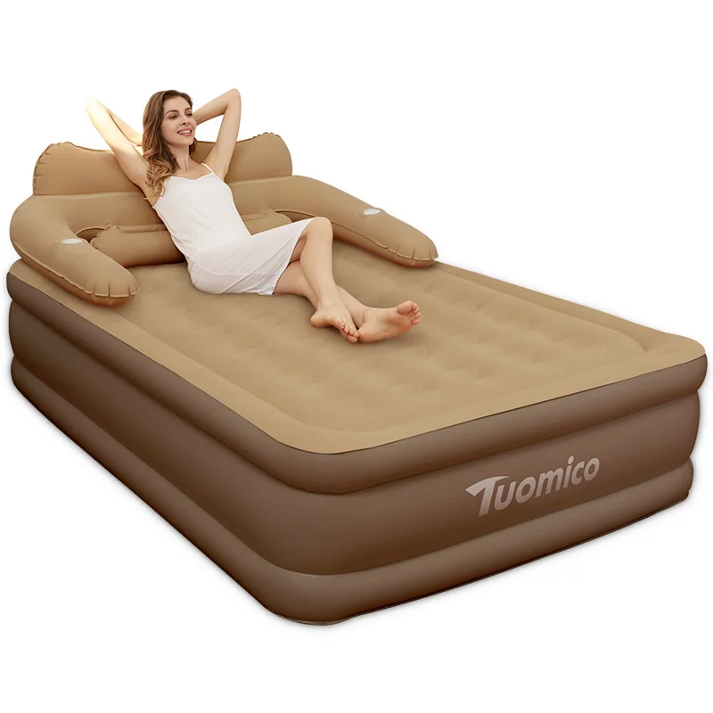 

2 Person Automatic Inflatable Mattress Indoor Outdoor Air Cushion Car Sleeping Sex Bed Camping Portable Beach Mat 152*203*48CM