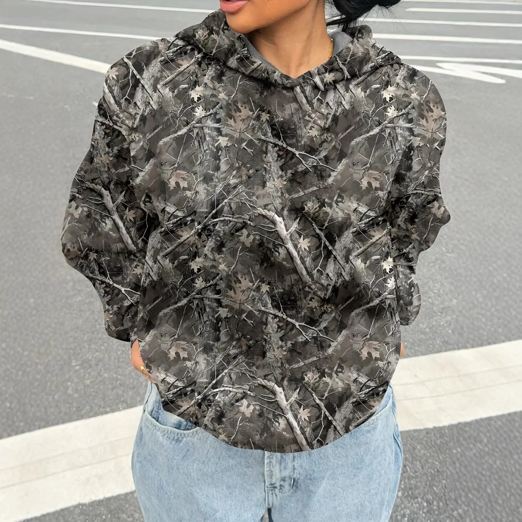

Модный новый свитшот с цветочным принтом, осень-зима, универсальный женский модный повседневный свободный пуловер с длинными рукавами, толстовка с капюшоном