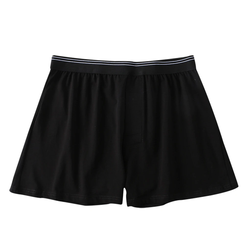 Shorts de boxer solto masculino, bolsa voadora aberta, cuecas esportivas, calcinha confortável, calção casual macia de algodão, cuecas cuecas