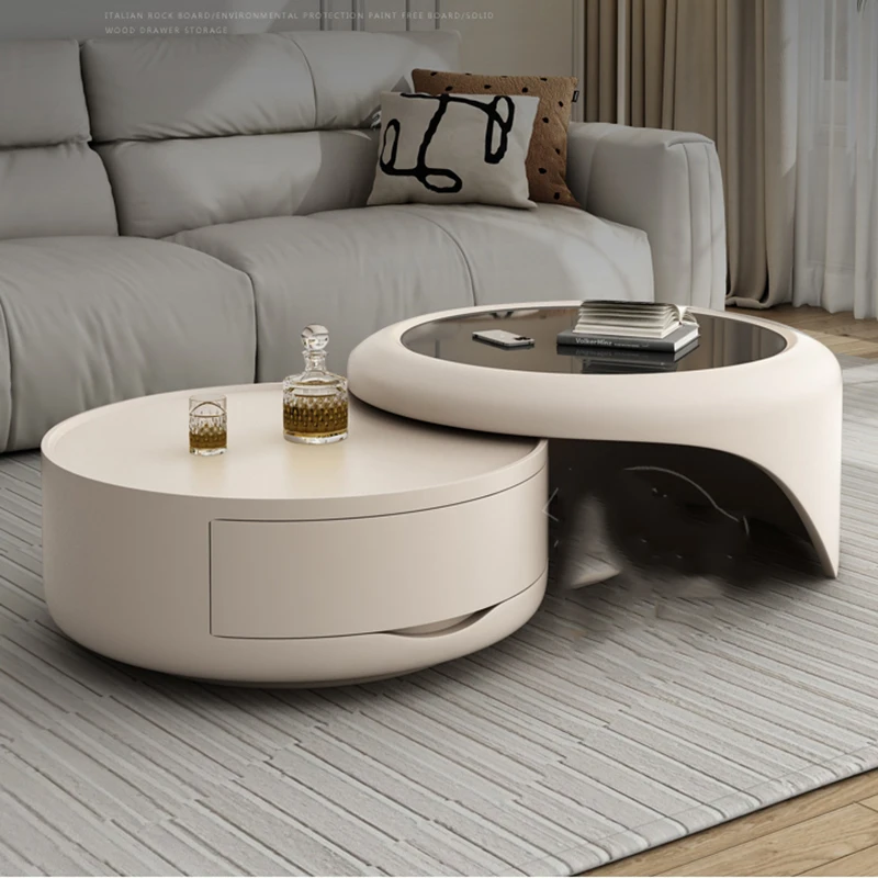 Funky Modern Coffee Tables Design Floor Elegant Center Frames Coffee Tables Bedside Round Mesa Centro Salon Nordic Furnitures