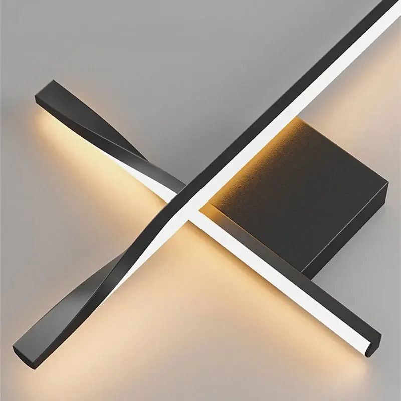 Applique Murale LED au Design Minimaliste Moderne, Éclairage d'Nikà Intensité Réglable, Idéal pour une Chambre à Coucher, une Salle à Manger, un Salon, un Bureau ou un Hôtel