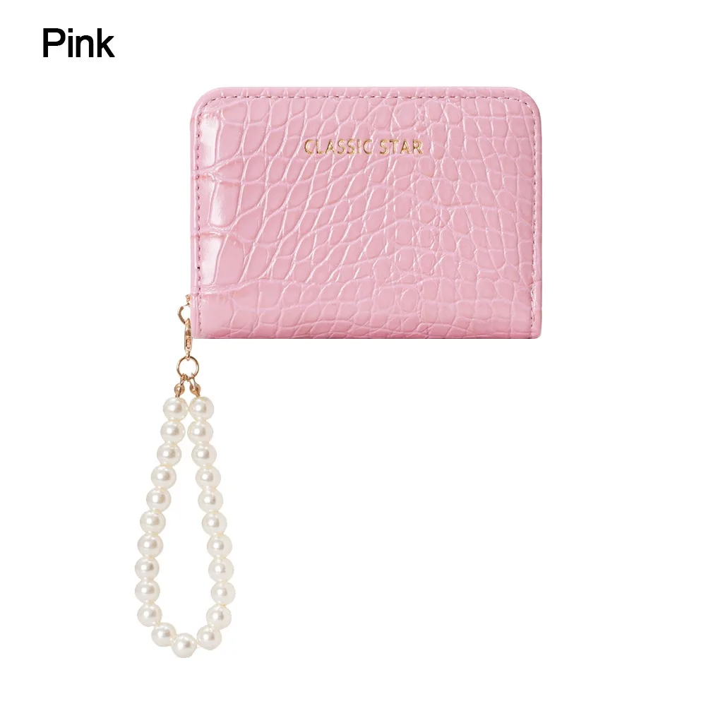 

Durable Multifunctional Wallet PU Leather Solid Color Clutch Bags Zipper Purse
