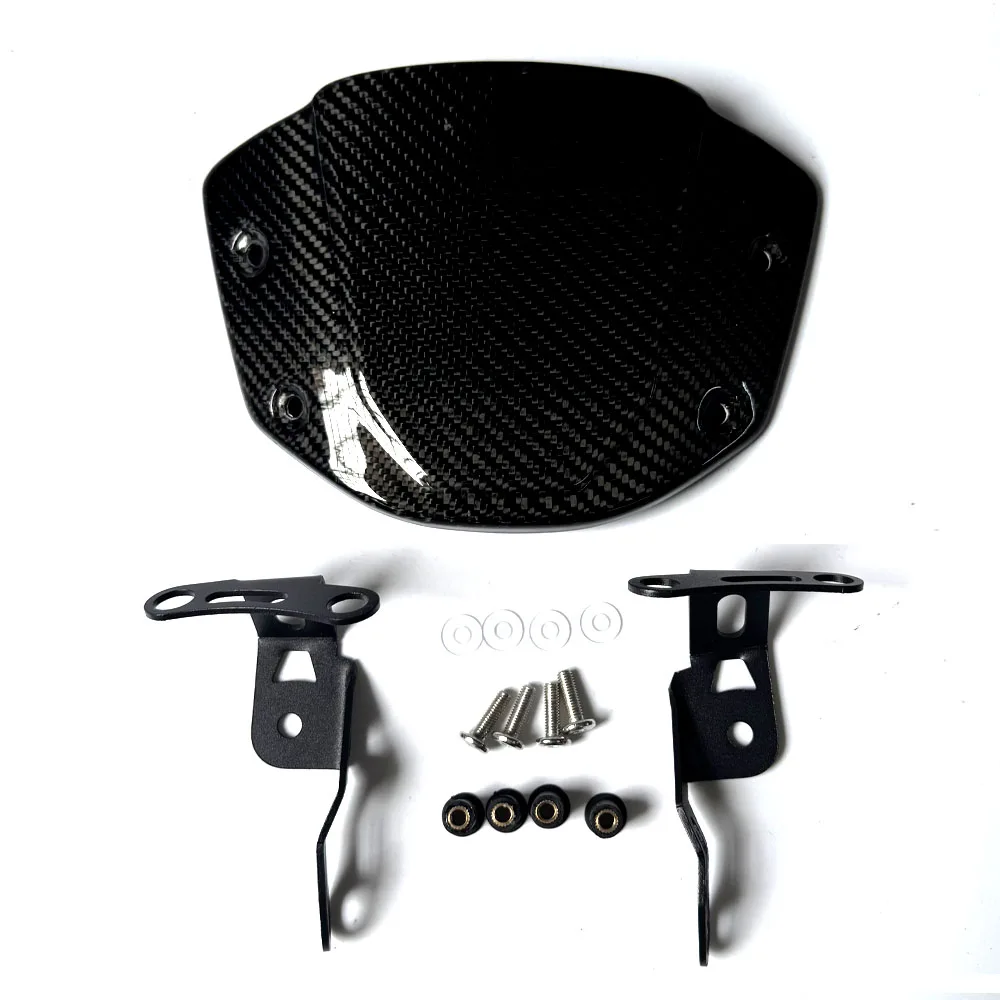 

Motorcycle 100% carbon fiber sport windshield sunshade with bracket suitable for Honda CB1000R CB1000R 2021-2025 2023 2024 2022