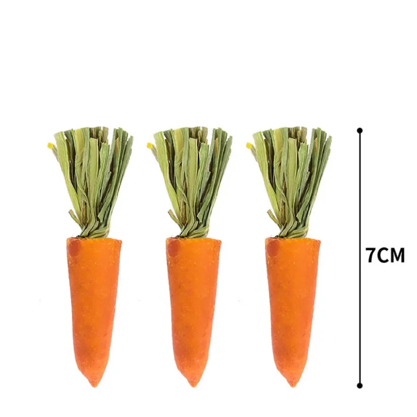 3pcs Guinea Pig Hamster Rabbit Teeth Fruit Grinding Small Pet Supplies Minerals Molar Stone Chew Toys for Chinchilla Dog Totoro view 5