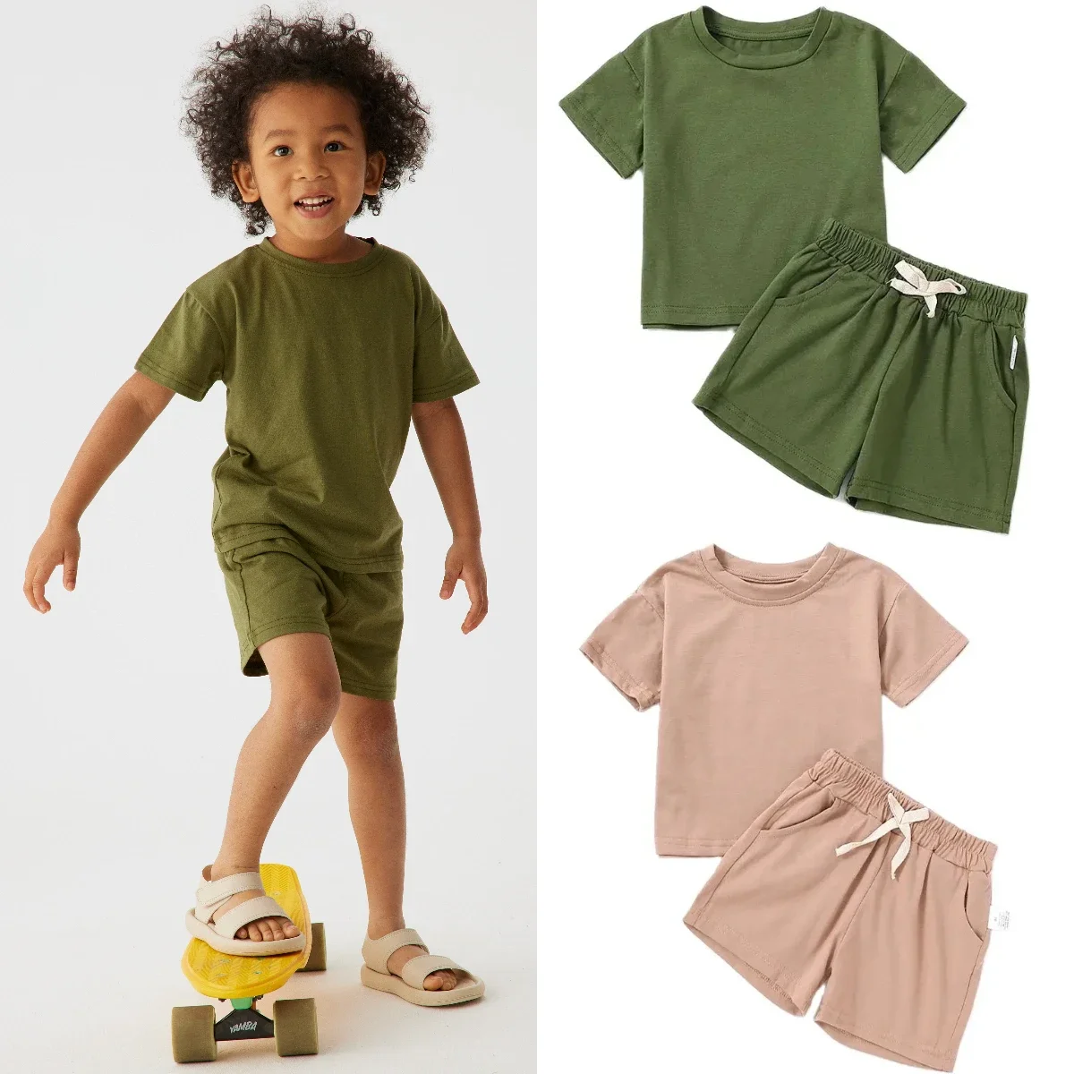 hxcmall-1-6years-verao-meninos-meninas-crianca-terno-de-algodao-infantil-camiseta-solida-shorts-conjuntos-de-roupas-de-2-pecas
