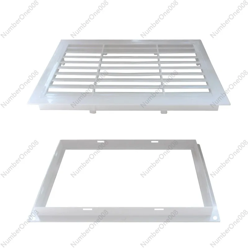 For Ventilation of Blinds Under The Toilet Door Plastic Double-sided Small Window