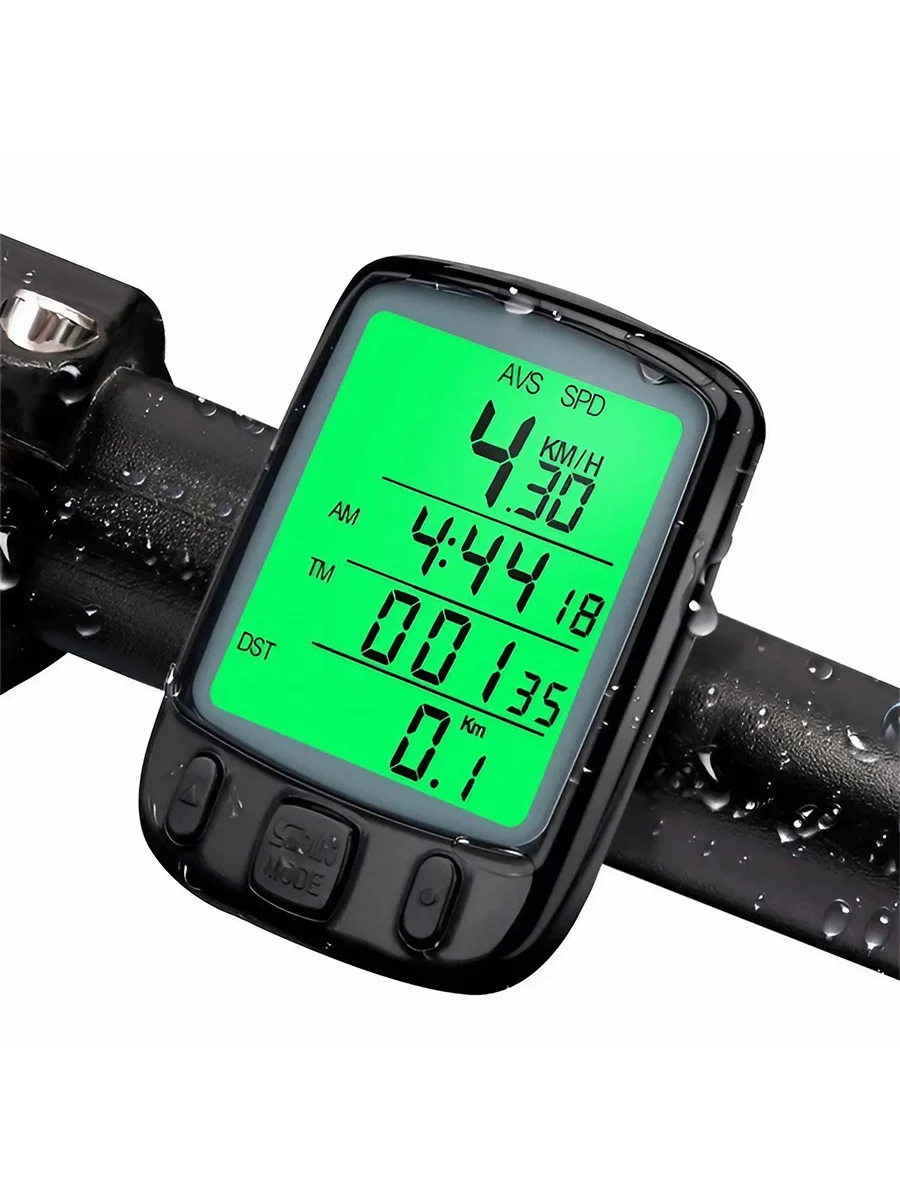 AliExpress NONE Waterproof Bike Computer Digital LCD Odometer Speedometer for Cycling with Stopwatch Wired Cycle Computer