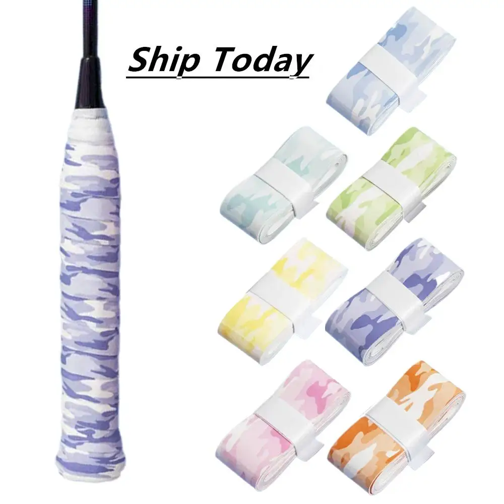Shock-Absorbing Badminton Racket Tape Wear-resistant Soft Sweat-Absorbent Grip Tape Anti-Slip Handle Wrapping Belt Fishing Rod