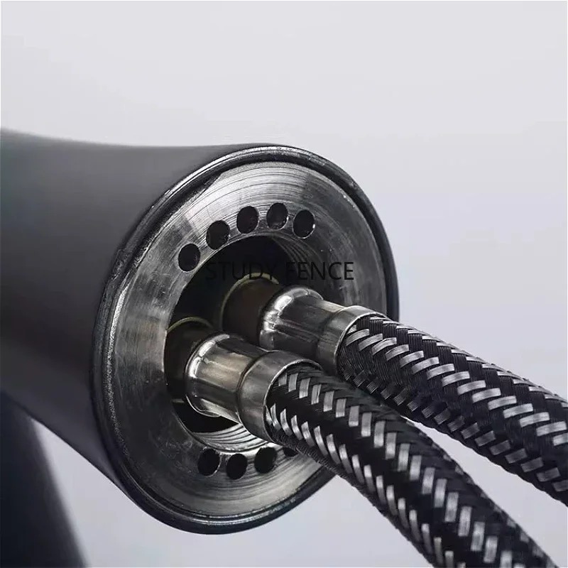 2PCS Stainless Steel Pointed Hose Metal Single Hole Inlet Pipe Kitchen Basin Faucet Inlet Pipe Household Hardware Accessories