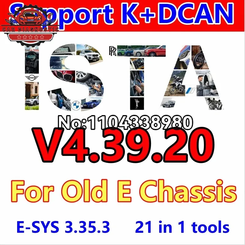 2026 ISTA 4.39.20 Full Database |Support ENET INPA K+DCAN ICOM Next,22in1 Diagnostic Coding,Old E Series,Esys 3.35.3 Wiring Diag