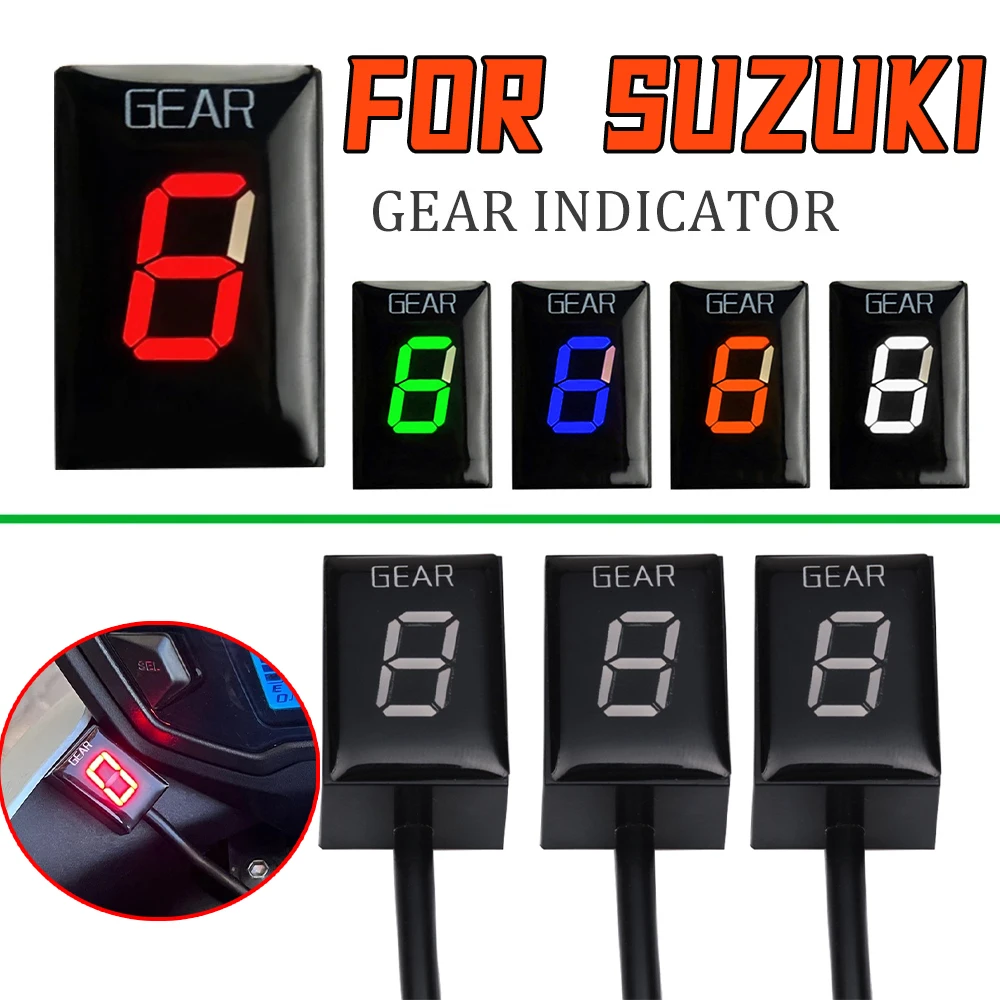 EFI Motorcycle 1-6 LED Gear Display Indicator for Suzuki VL800 VL 800 Intruder Volusia 2005 2006 2007 2008 2009 2010 Accessories