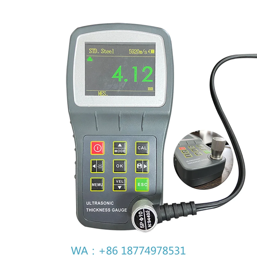 1. Non‑destructive Field Testing Tool Ultrasonic Thickness Gauge IP65 Portable Intelligent For Through‑coating Data Handling
