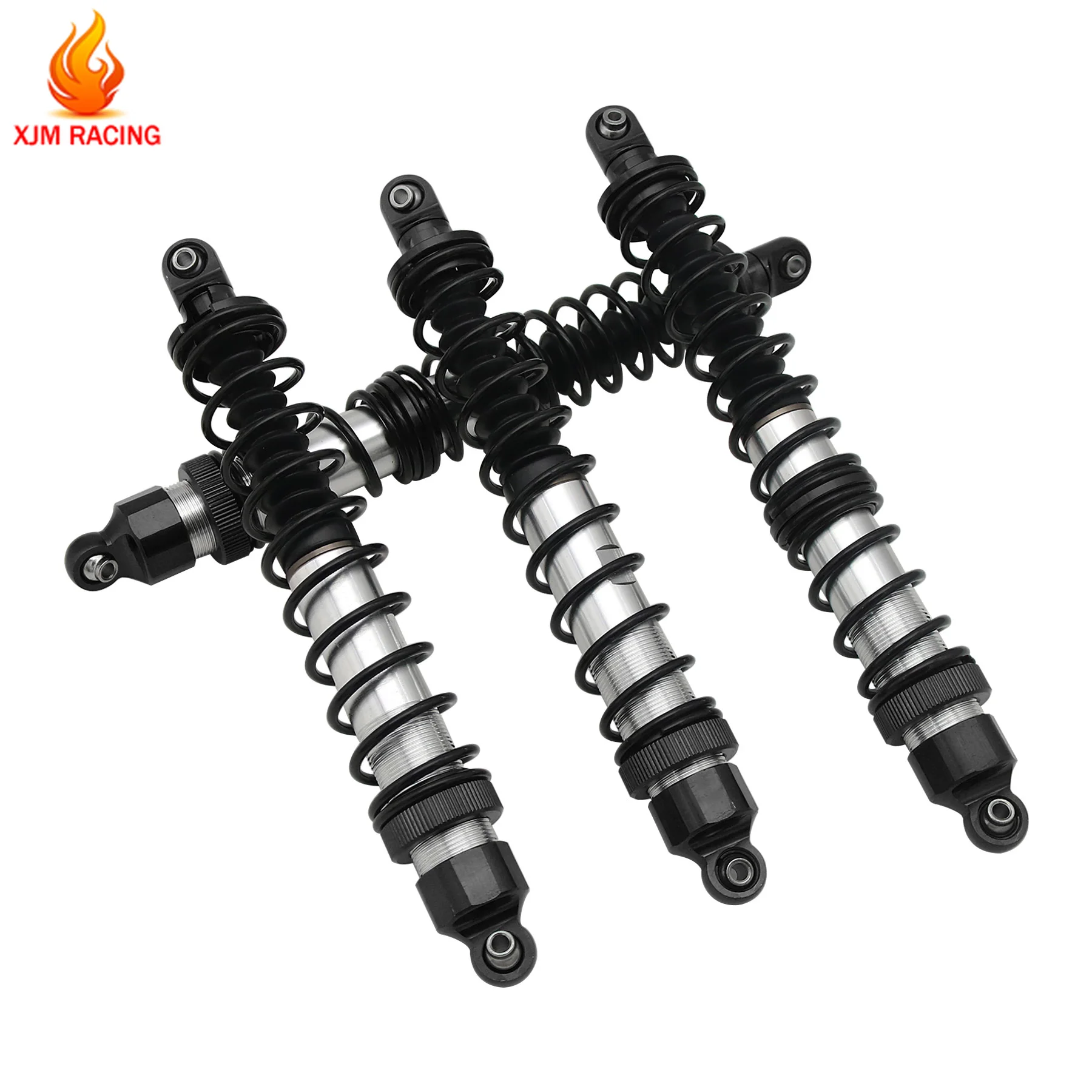 Cnc 6Mm Legering Voor En Achter Schokdemper Set Voor 1/5 Hpi Baja 5b Rc Auto Onderdelen