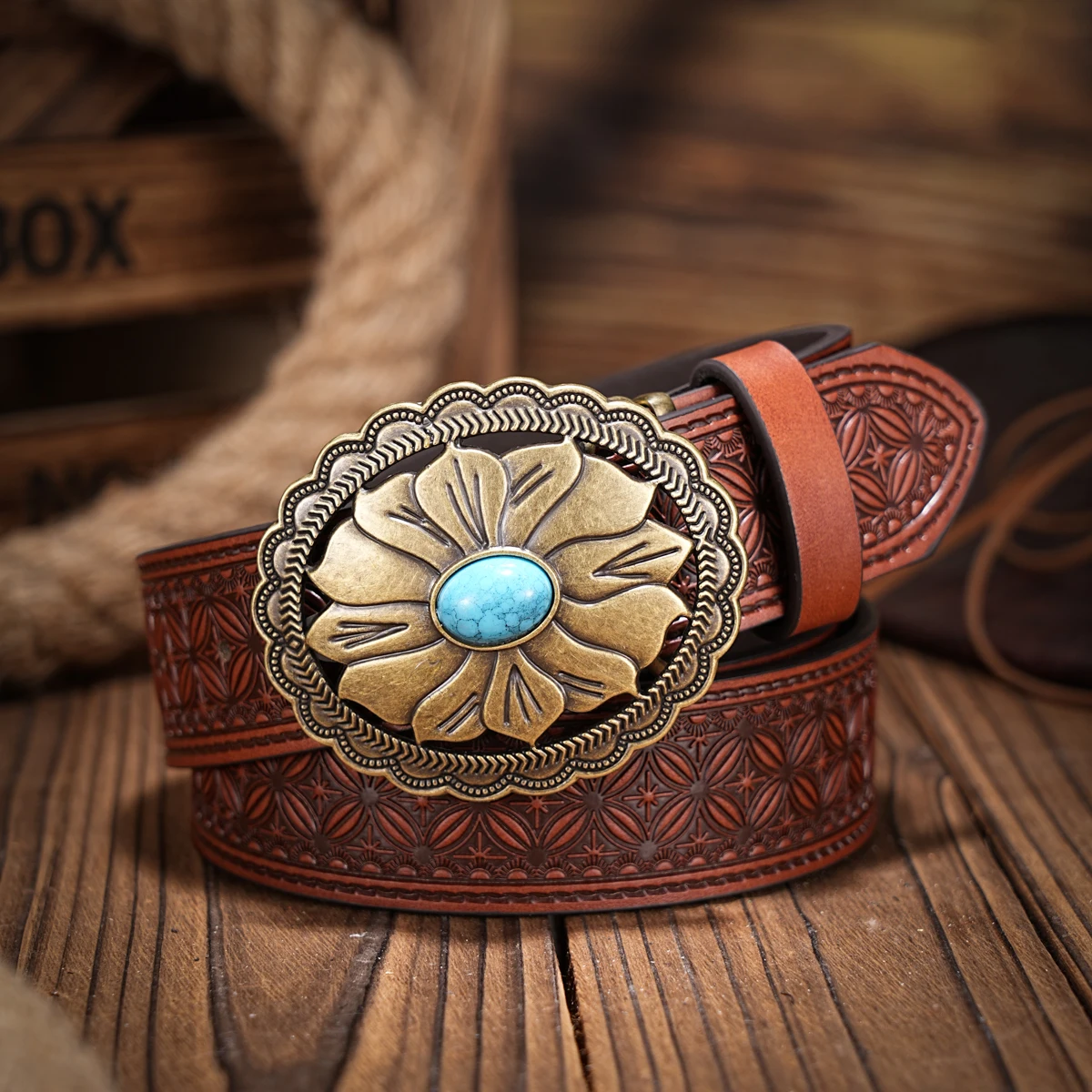 حزام كاجوال فردي ورجعي، إكسسوار ملابس على الطراز الغربي، إبزيم معدني، حزام PU، مناسب لكل من الرجال والنساء