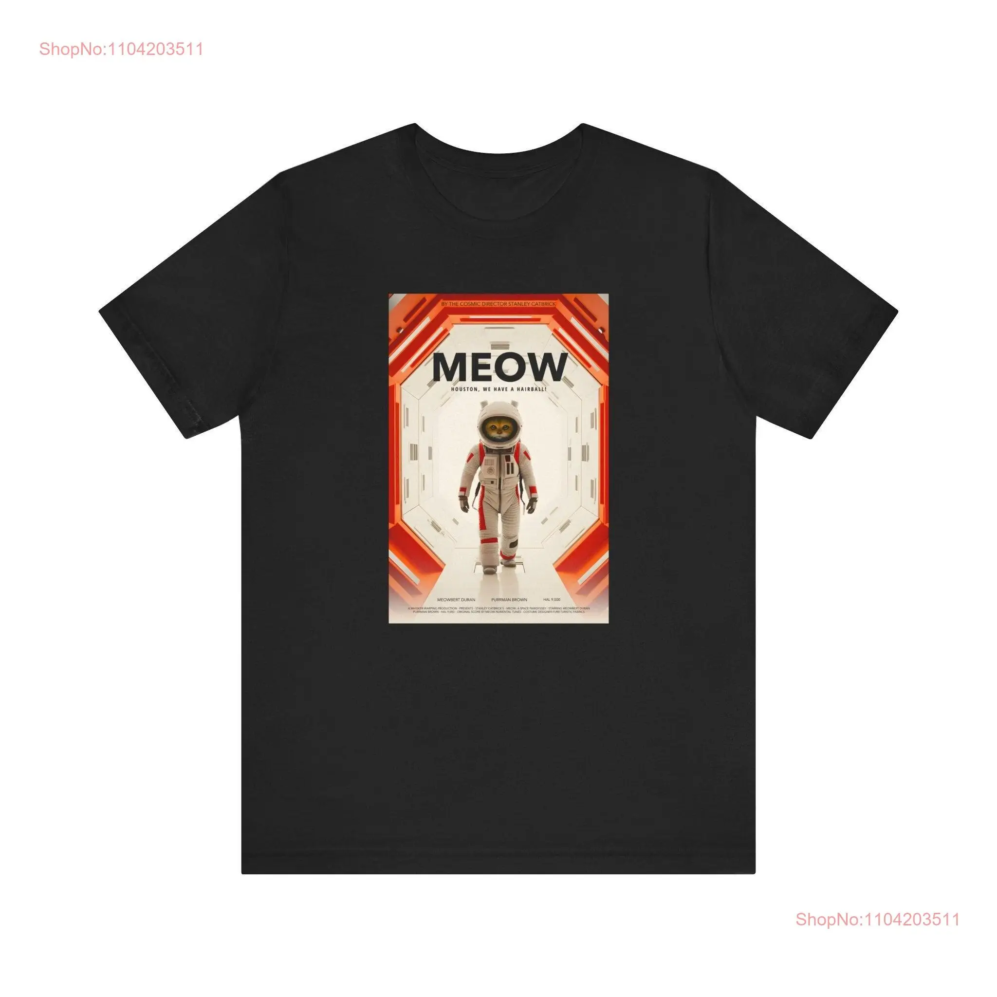 Space CaT T Shirt In Cool Cute Outer long or short sleeves