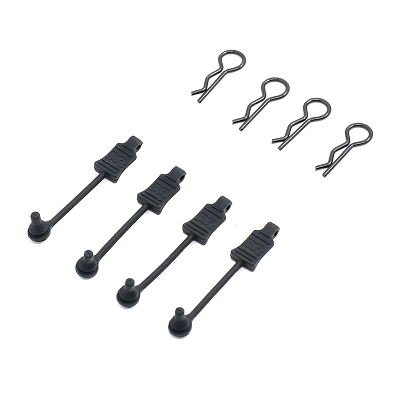 4Pcs Rubber Body Clip Retainer Shell Fixed Buckle Lock AR390165 For 1/10 ARRMA Senton Granite Typhon Big Rock Vorteks