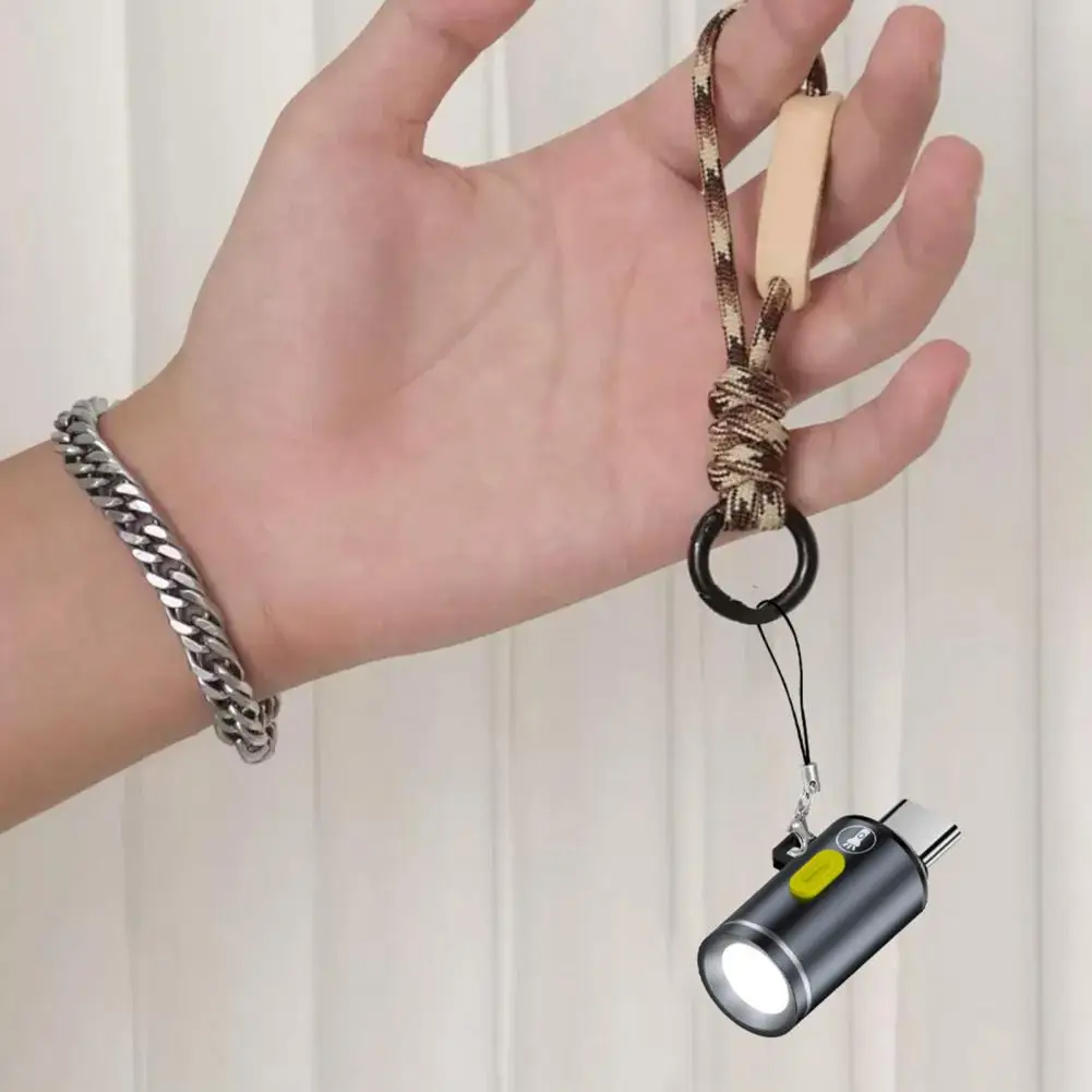 Senter Led Senter Tahan Air Super Terang dengan Desain Berukuran Saku Pengisian Daya Tipe C Lumen Tinggi untuk Aktivitas Luar Ruangan