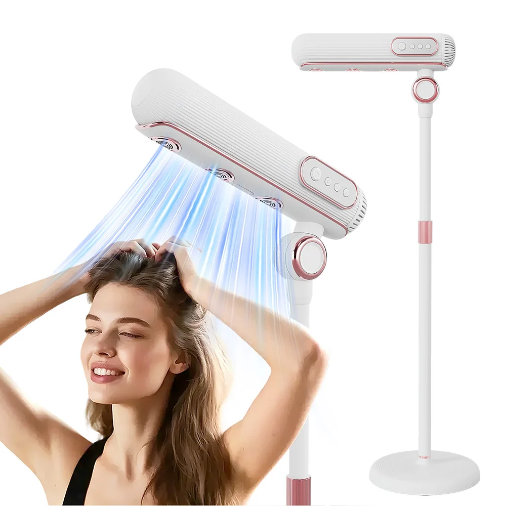 

Professional Vertical Stand Hair Dryer Handsfree Floor Standing Stand up Dryer High Speed Negative Ion