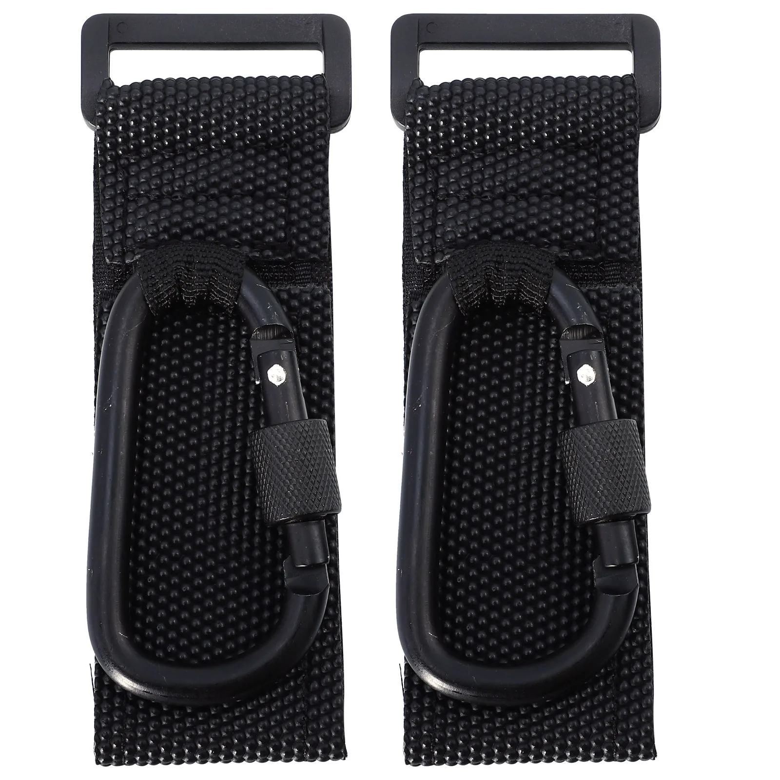 

2Pcs Electric Bike Hooks Heavy Duty Non-Slip Stroller Hanger for Shopping Bags Diaper Holders Wheelchair Mountable Rotatable