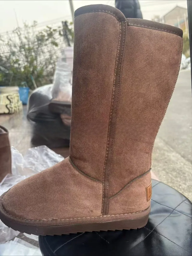 

High Quality Classic Ladies Girls Winter Snow Boots Warm Women's Shoes Fur Plus Velvet Knee Shoes for Women Thigh High Boots