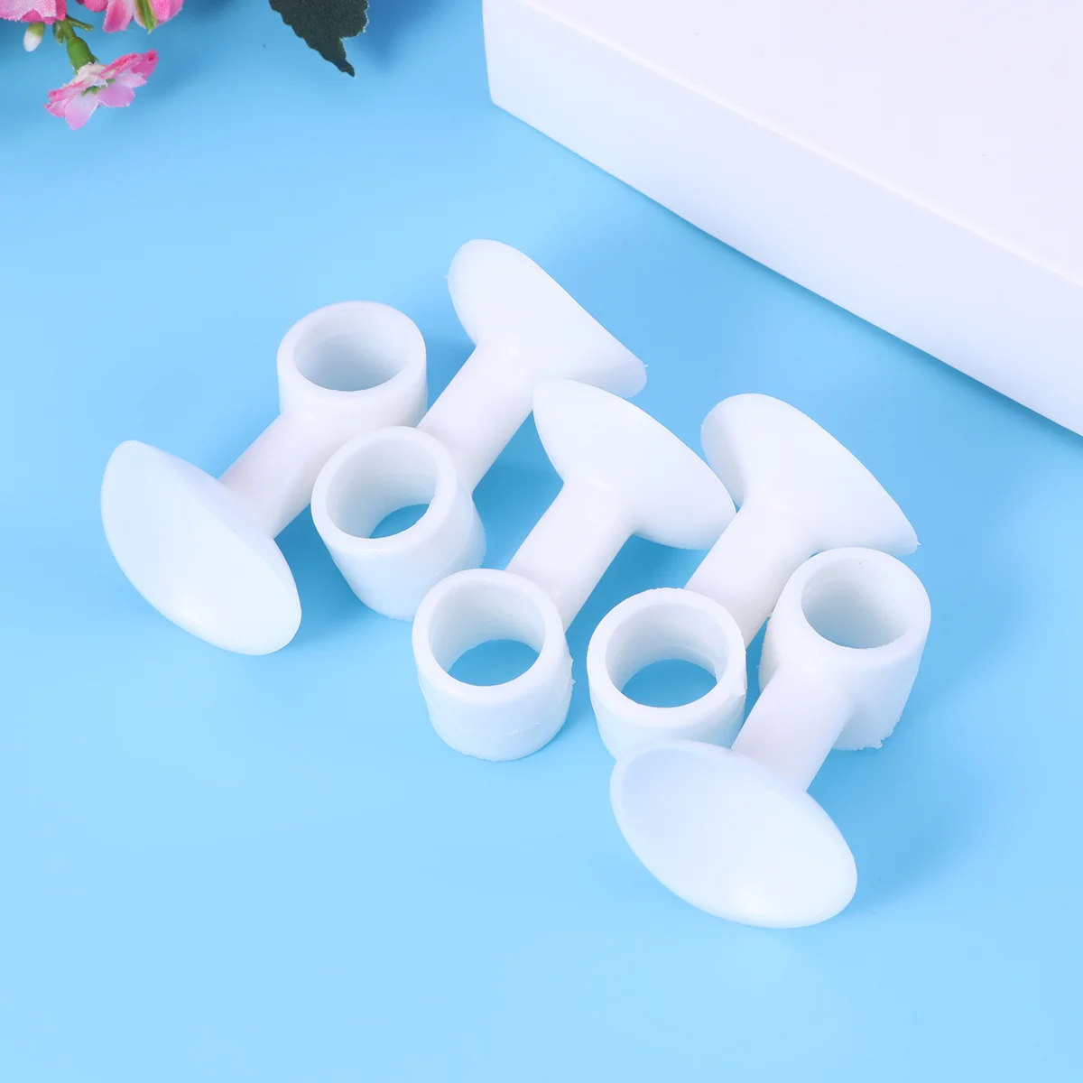 

5pcs Door Stopper Silicone Anti-Collision Wall Protector For Wooden Glass Titanium Alloy Doors No Hole Installation Mute