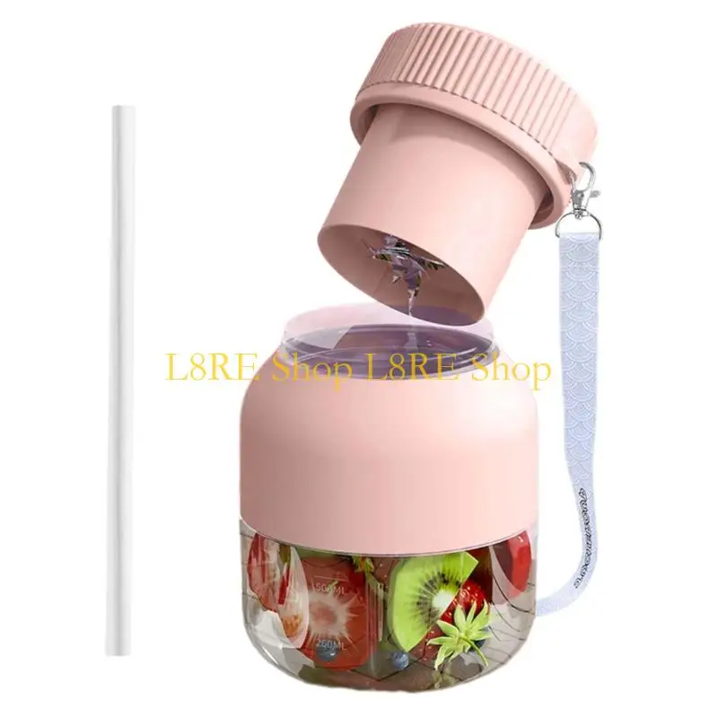 L8RE Portable Rechargeable Portable Cup Juicer Fruit Mixer 800ml