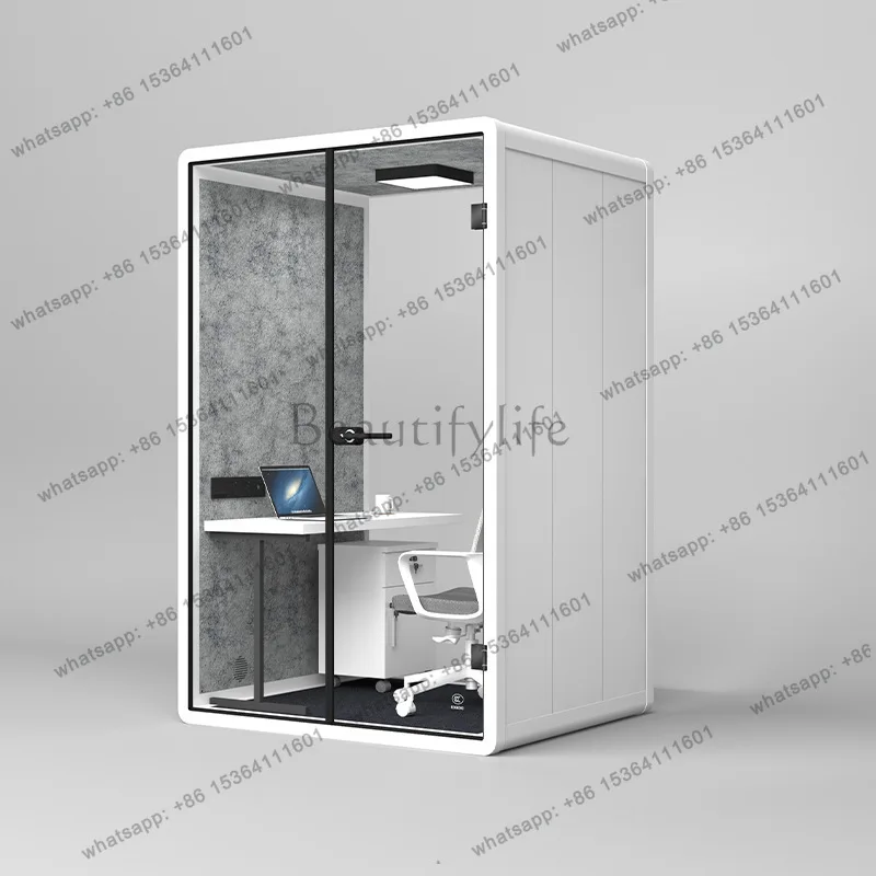 Small household silent sleep cabin, movable live broadcast, conference negotiation office sound insulation compartment