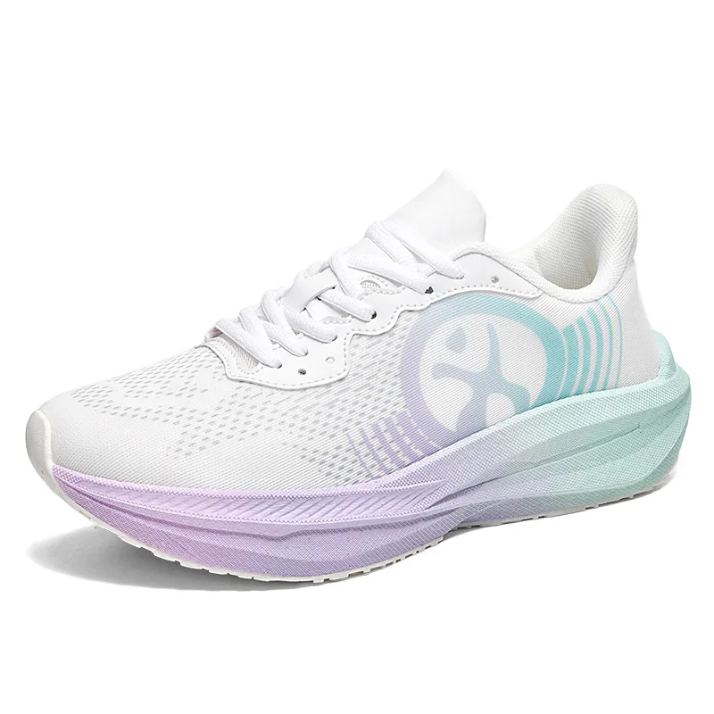 รองเท้ากีฬาลำลองคุณภาพสูง ผลิตจากคาร์บอน รุ่นใหม่ปี 2025 ระบายอากาศได้ดี รองรับแรงกระแทก รองเท้าวิ่งสำหรับคู่รัก รองเท้าผ้าใบผู้หญิง