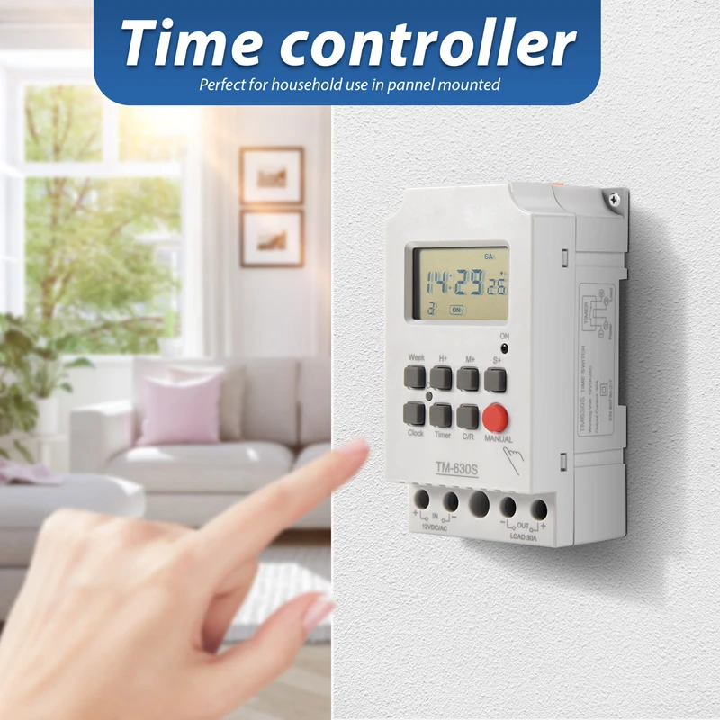 Sinotimer Seconds Control Timer Switch Large Screen Digital Display Hot Pin Voltage Output Time Controller