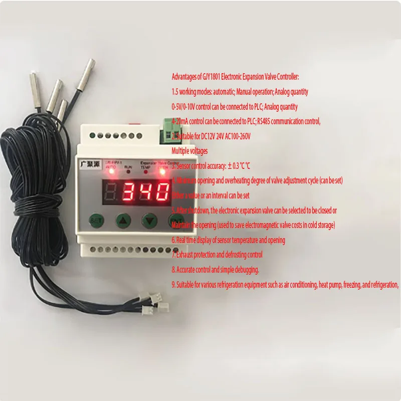 Controlador electrónico de válvula de expansión, controlador de almacenamiento en frío de aire acondicionado, placa de control de bobina de válvula de expansión sin 485