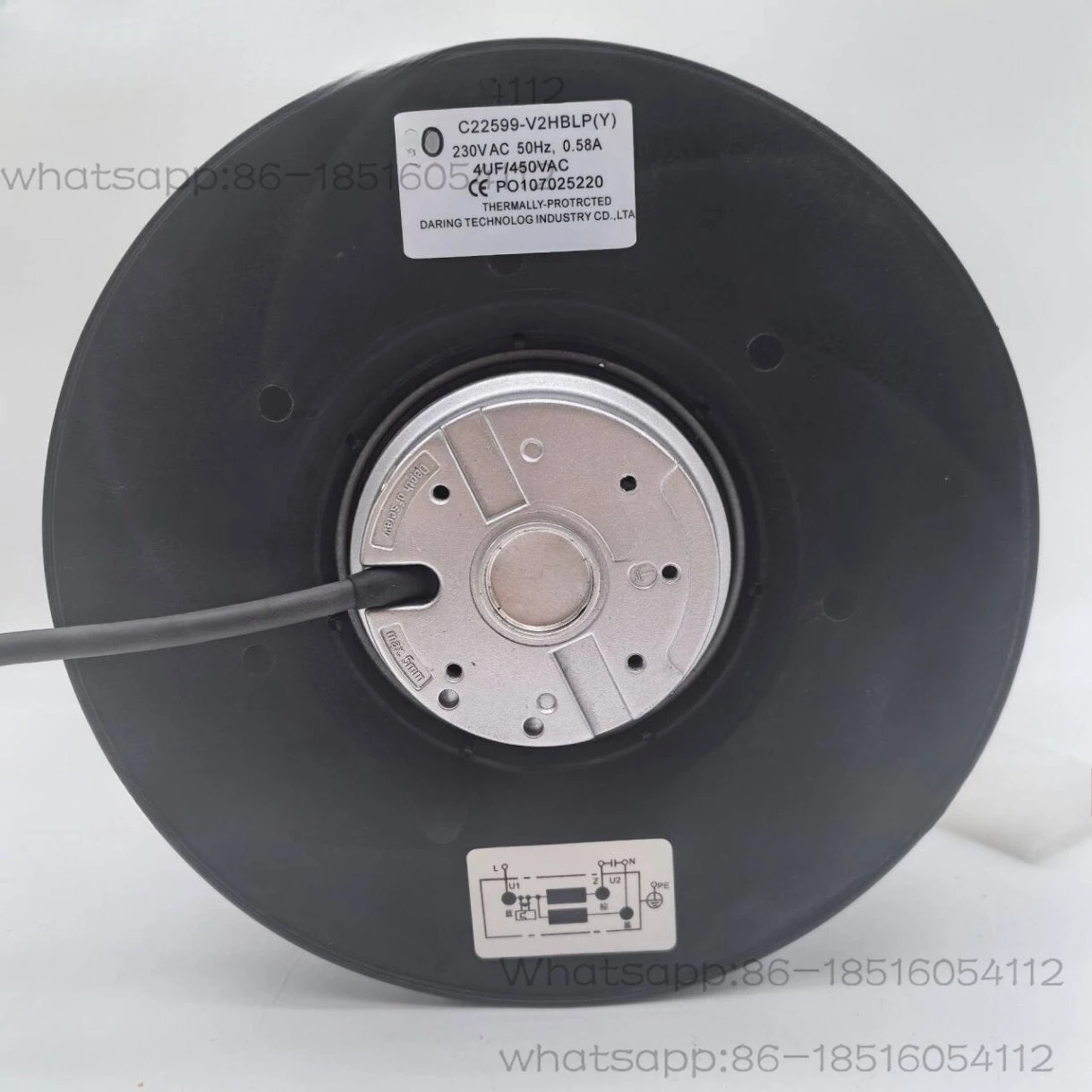 

C22599-V2HBLP(Y) Servo Centrifugal Fan C22599-V2HBLP(W) Vortex Fan 220V