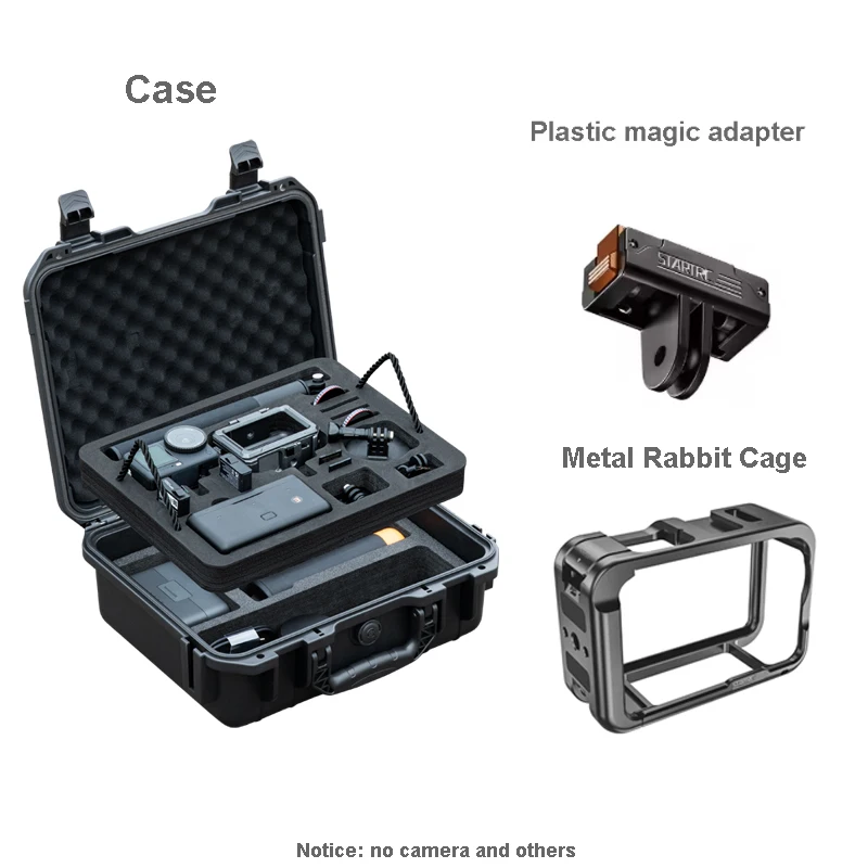 2 Lagen Draagbare Reizen Waterdichte Hard Case Voor DJI Osmo Action 6 Camera Accessoire Draagtas Voor Dji Action 6 Combo