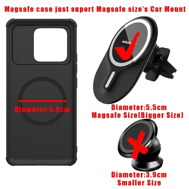 Etui Nillkin Super Frosted Pro Magnetic Adapt Magsafe Matte Full Back Cover do Samsung Galaxy S26 Ultra S26 Plus S26 5G — zdjęcie produktu 3